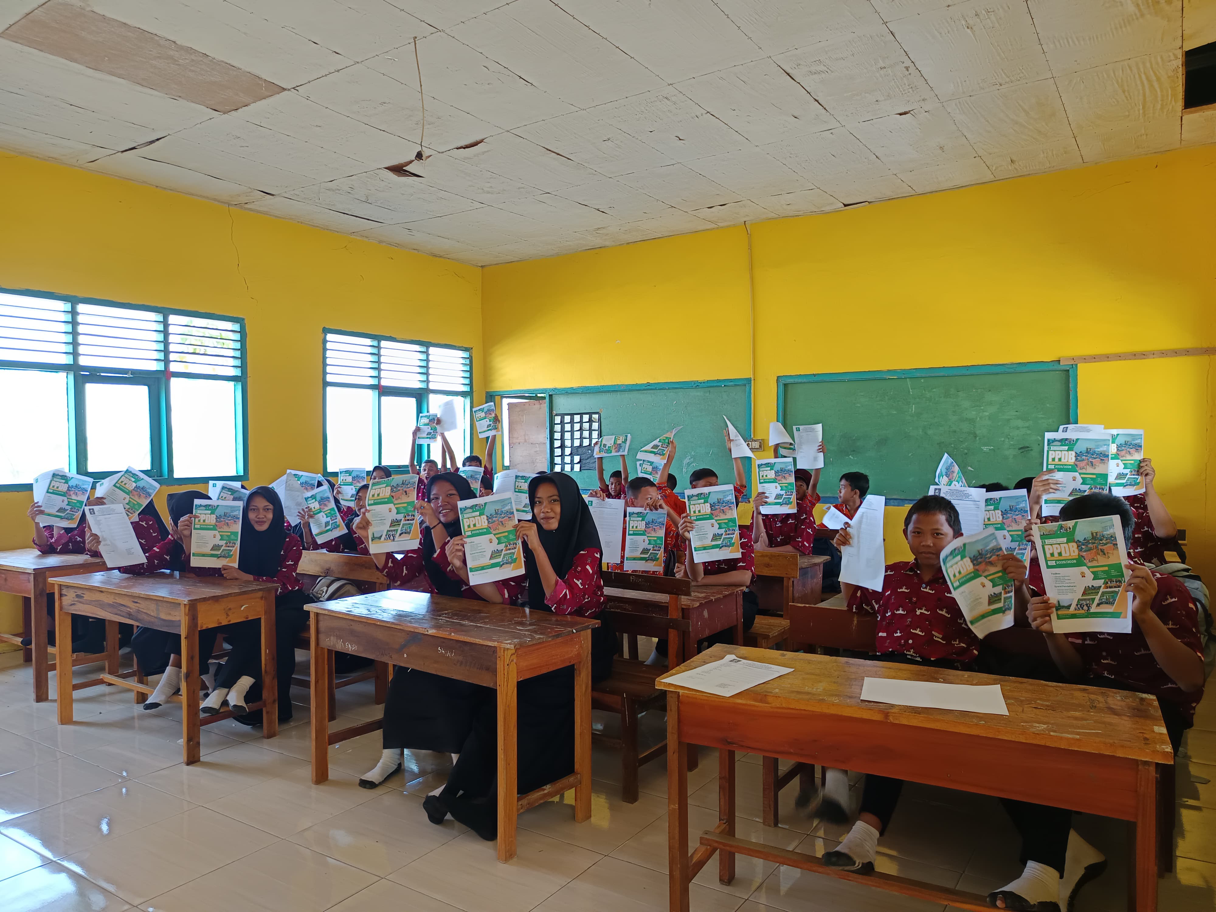 Cover: Kegiatan Sosialisasi PPDB SMP Ma’arif 2 Uman Agung ke Sekolah Dasar